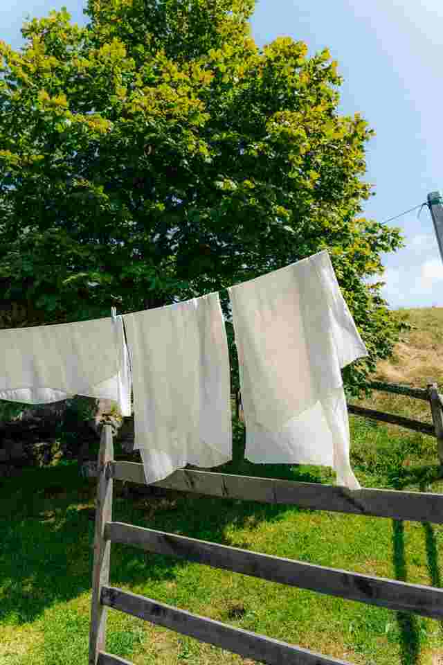 Why white t-shirts turn yellow?
